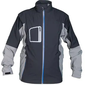 Zipper Closure System ProQuip StormForce PX7 Waterproof Jacket - Black/Grey