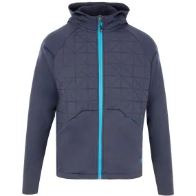 ProQuip Therma-Bora Quilt Jacket with Hood - Navy/Azure Anti Pilling Technology