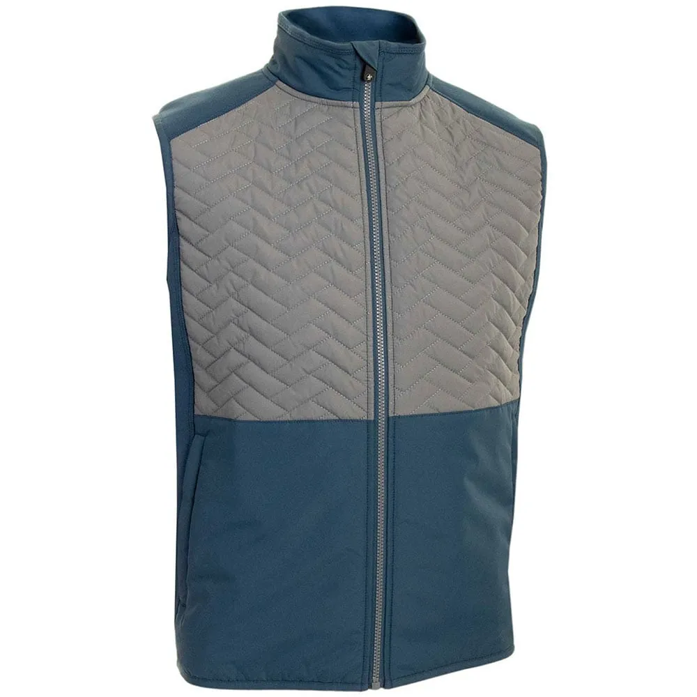 ProQuip Therma Gust Quilted Gilet - Airforce Blue Padded Shoulders enough