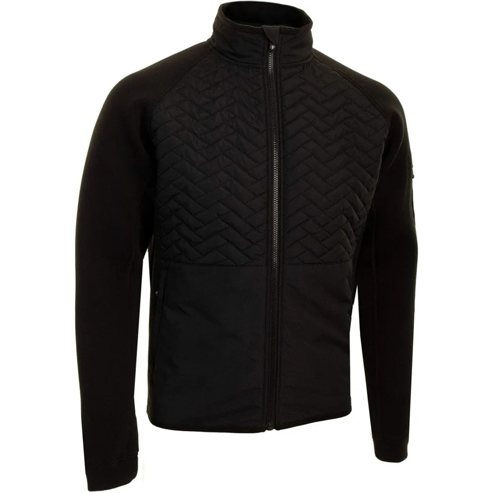 ProQuip Therma Gust Quilted Jacket - Black Minimal Detail Adjustable Hood Feature