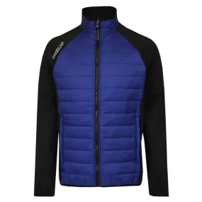 ProQuip Therma Tour Quilted Golf Jacket - Blue Urban Fit Look