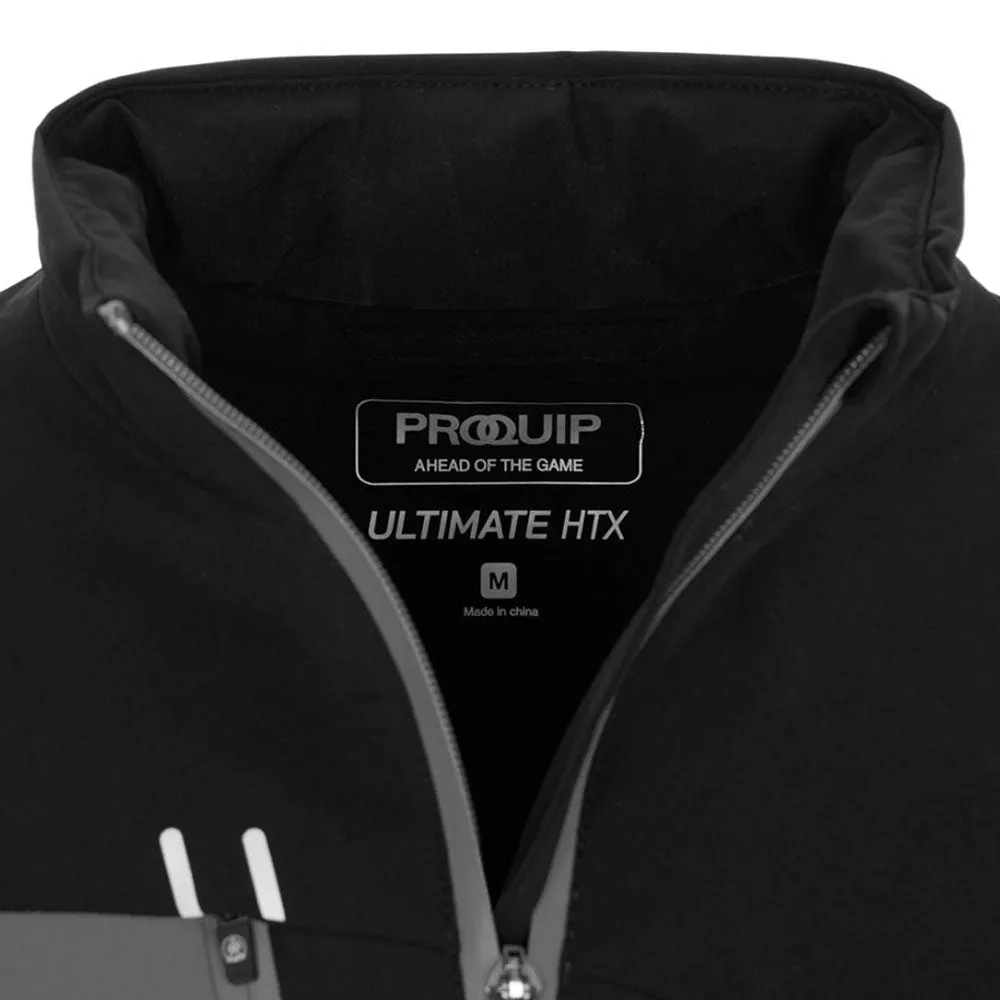 ProQuip Ultimate HTX Waterproof Jacket - Black/Grey Simple Outer UV Block