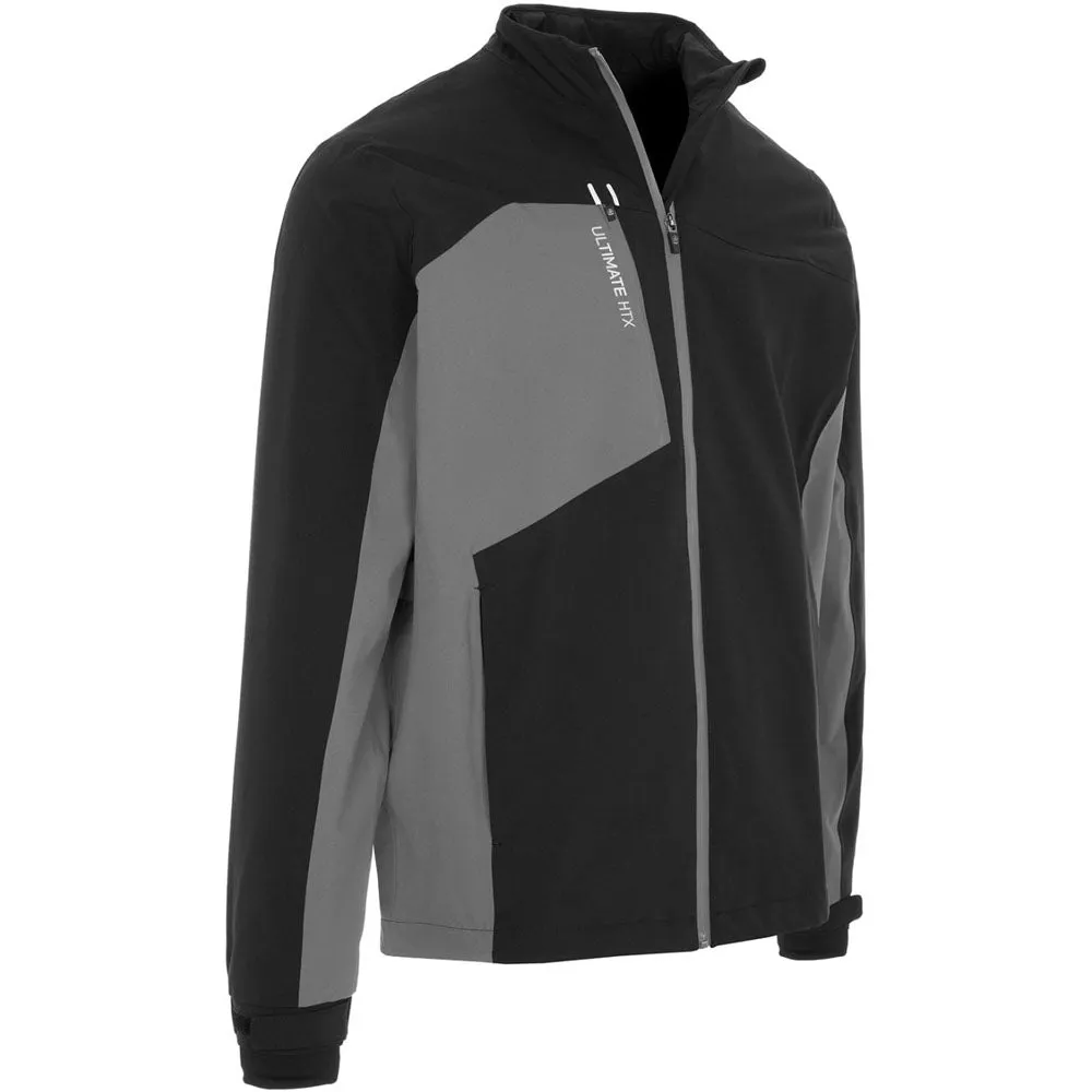 Packable Style ProQuip Ultimate HTX Waterproof Jacket - Black/Grey