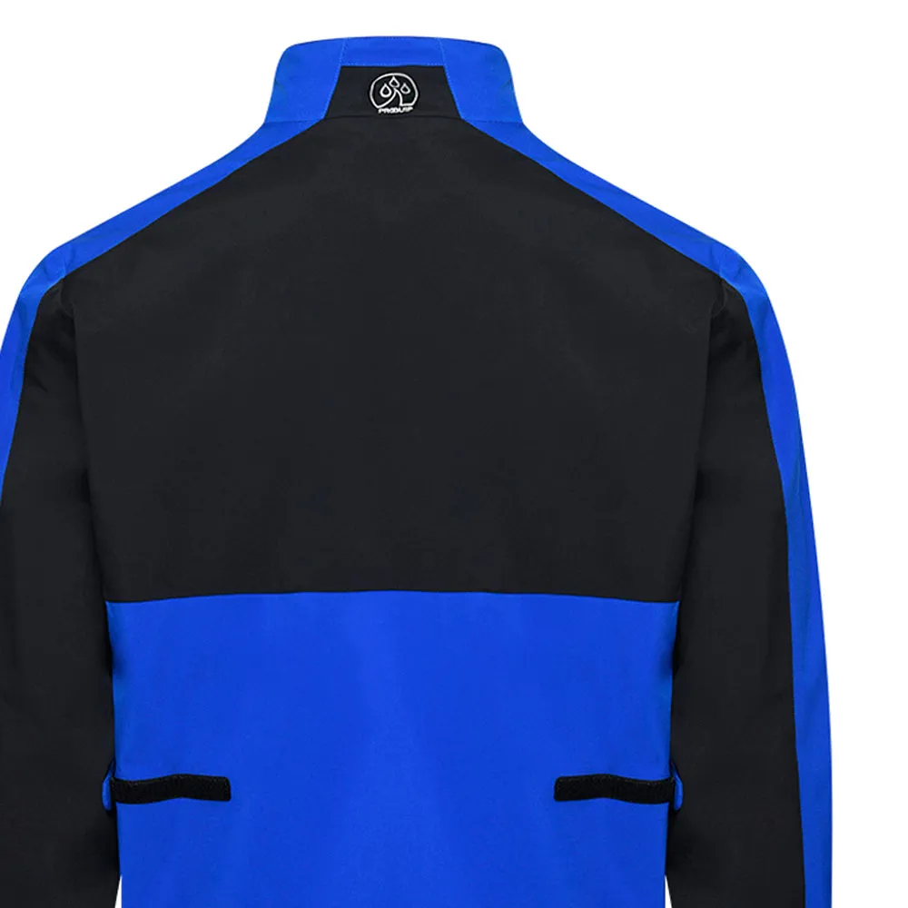 Quick Access Closures ProQuip Windermere Waterproof Jacket - Black/Magnetic Blue