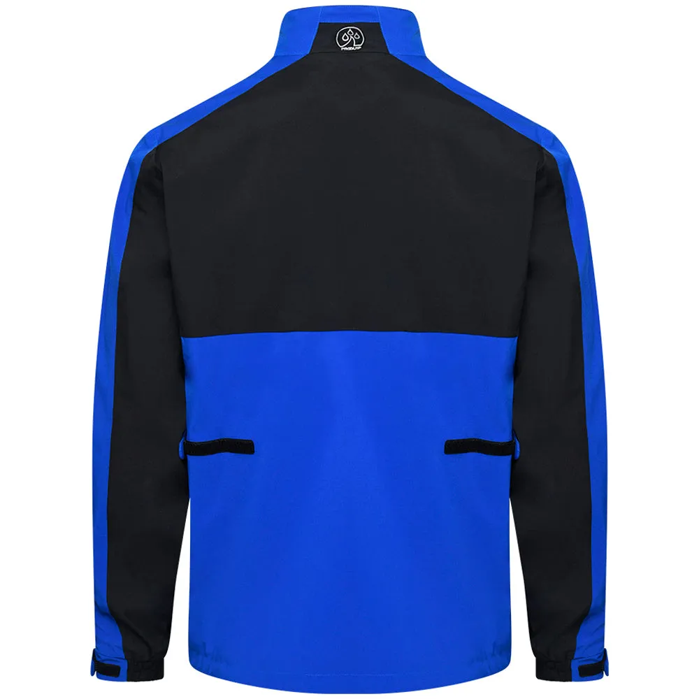 ProQuip Windermere Waterproof Jacket - Black/Magnetic Blue WaterRepellentExterior