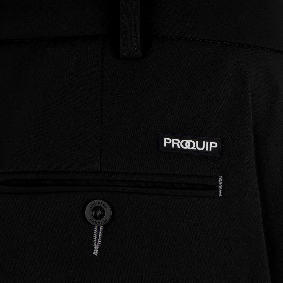 Non Clip Non Iron Technology ProQuip Gents Pro Tech Winter Tech Trousers - Black