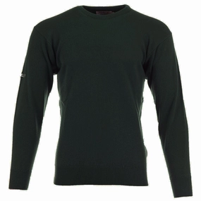 ProQuip Lambswool Water Repellent Crew Neck Golf Sweater - Tartan Green Concert wear