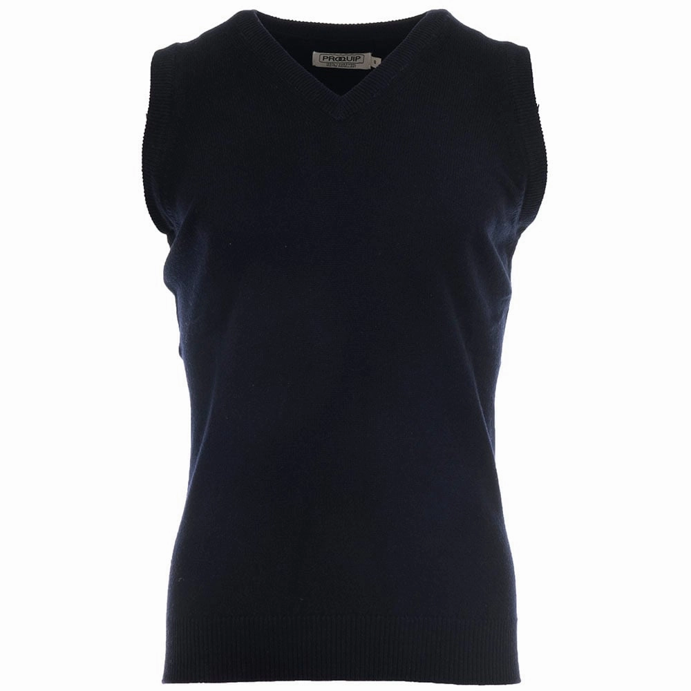 Breathable Material ProQuip Lambswool Water Repellent Golf Slipover - Navy