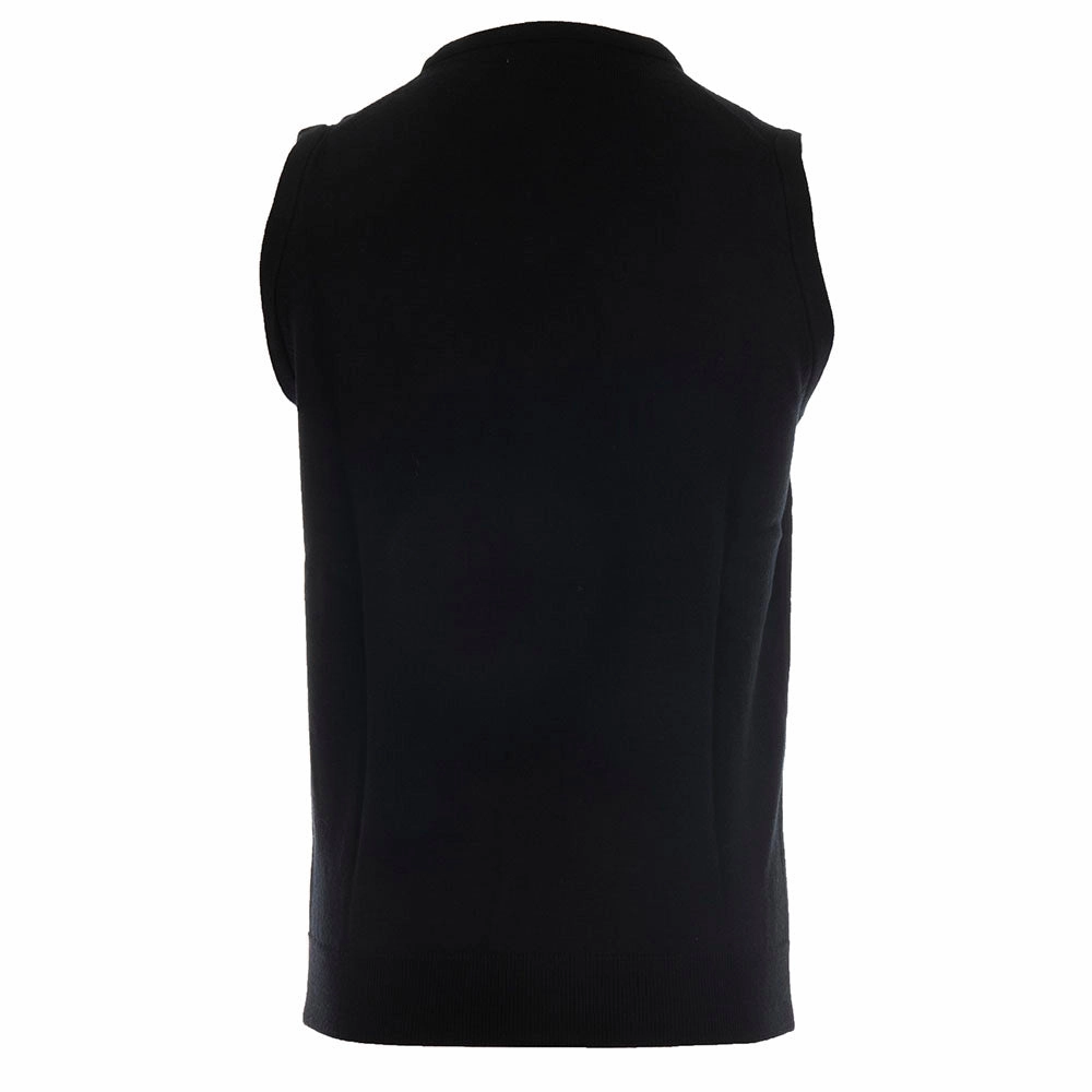ProQuip Merino V-Neck Sleeveless Slipover - Black Casual Outfit