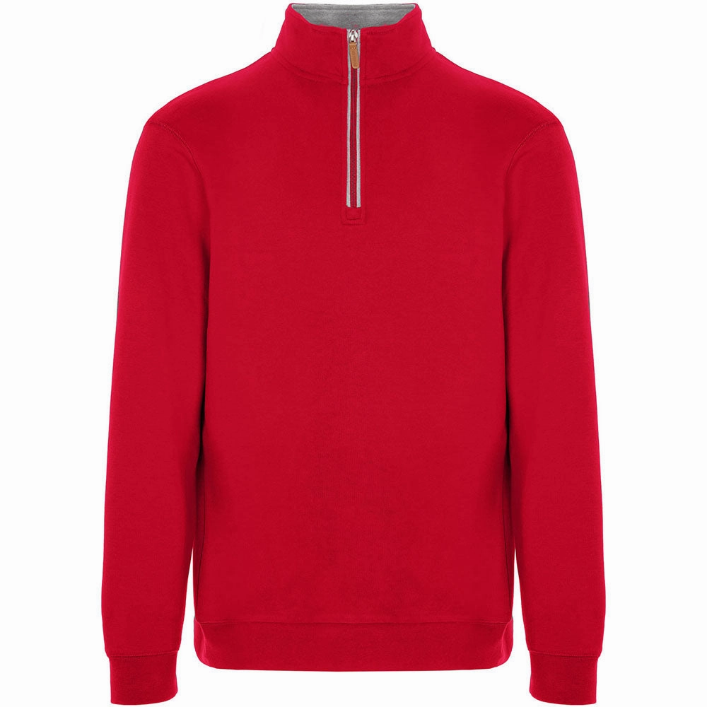 ProQuip Mistral 1/4 Zip Sweater - Red Stylish Look Abstract print