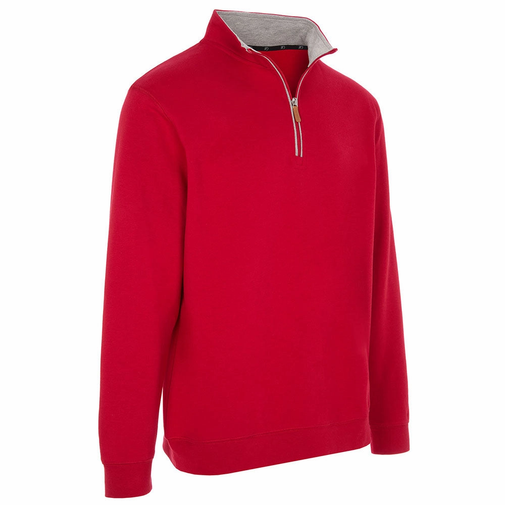 Trendy Colors product photography ProQuip Mistral 1/4 Zip Sweater - Red