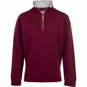 industry standard Trendy Wearable ProQuip Mistral 1/4 Zip Sweater - Wine