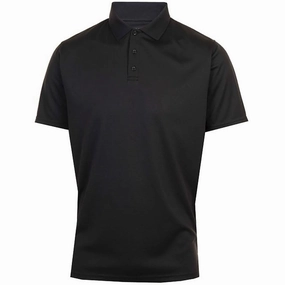 ProQuip Performance Pique Polo Shirt - Black Comfy Fit Wear