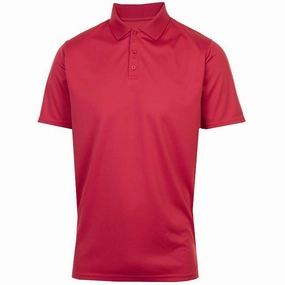 Seasonal Comfort ProQuip Performance Pique Polo Shirt - Red