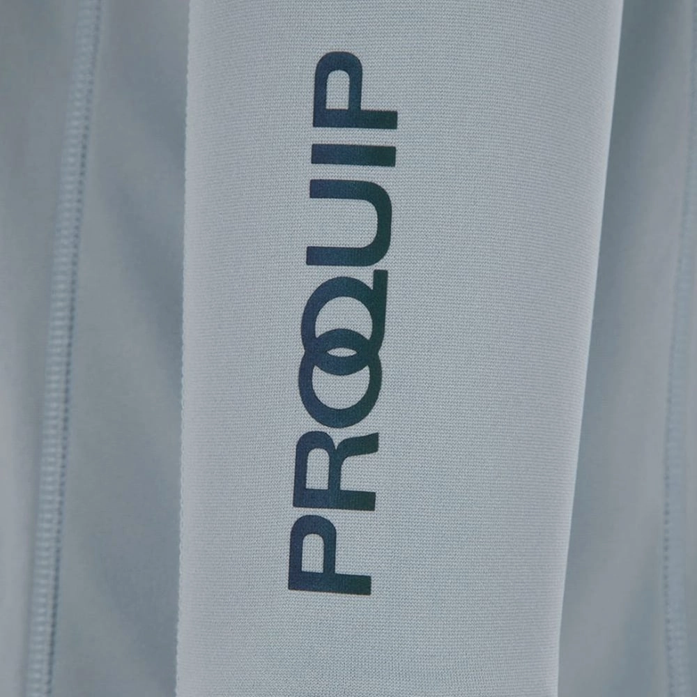 Zippered Pocket Unisex Design ProQuip Pro Tech 1/2 Zip Pullover - Blue Fog