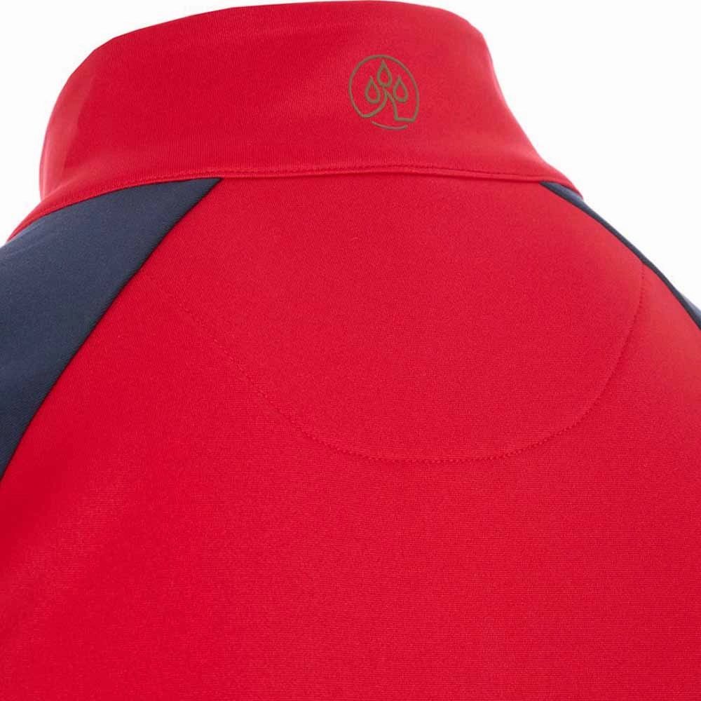 ProQuip Pro Tech 1/2 Zip Pullover - Red/Navy Vibrant Print Essential Fit
