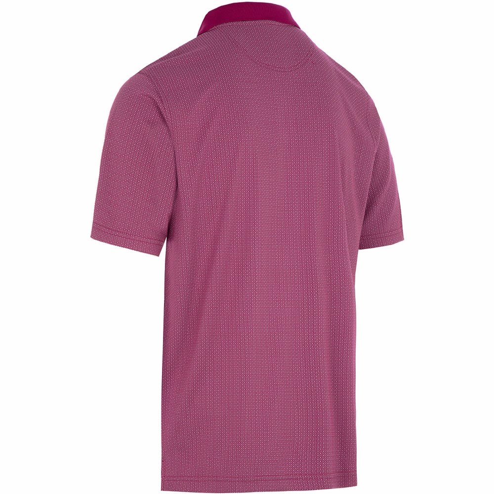 ProQuip Pro Tech Double Jacquard Polo Shirt - Festival Fuchsia Low Impact Processing