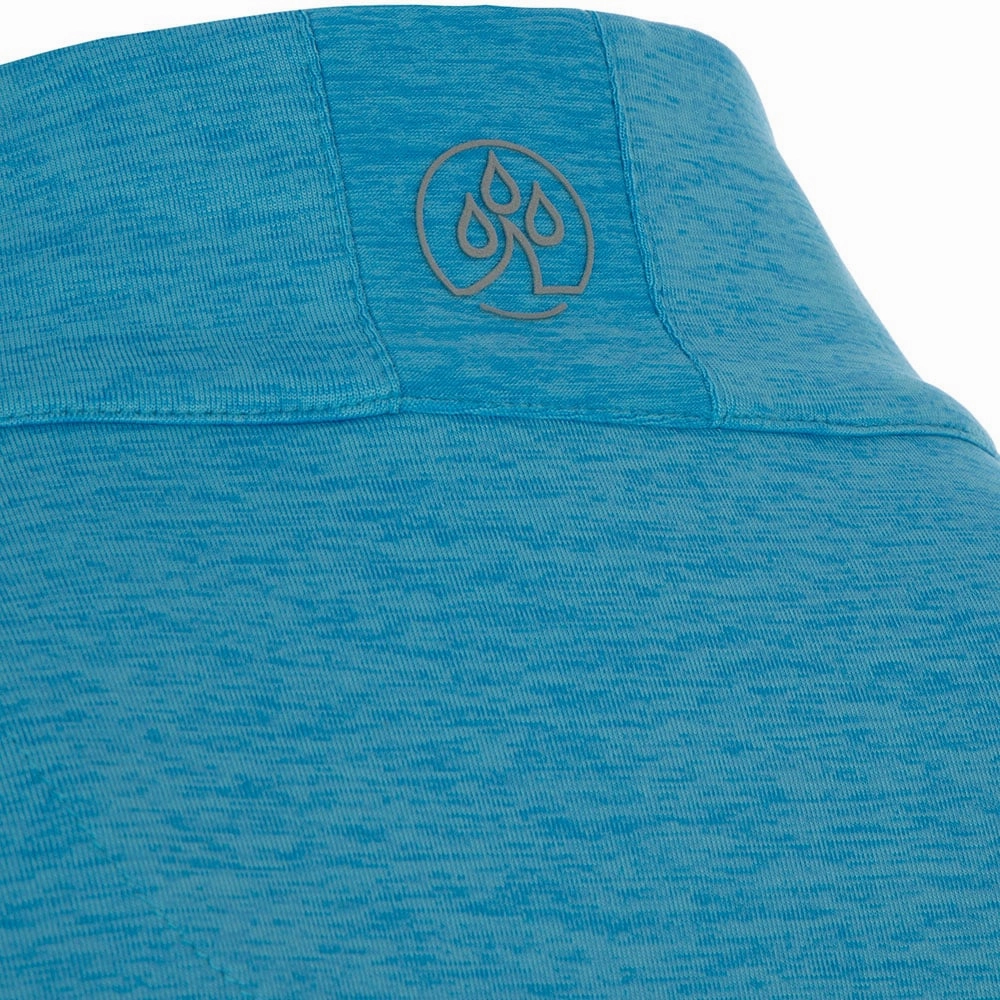 ProQuip Pro Tech Melange 1/2 Zip Pullover - Azure Blue Casual Fit