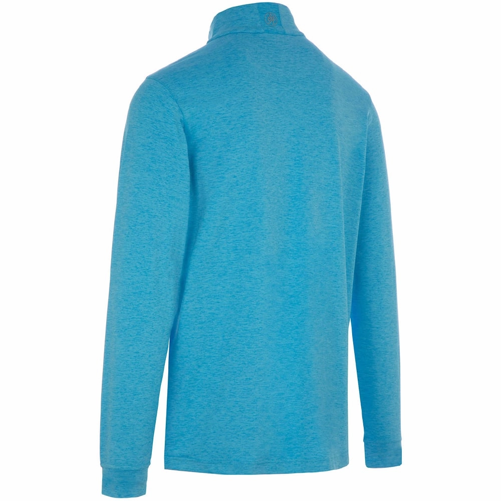 ProQuip Pro Tech Melange 1/2 Zip Pullover - Azure Blue Affordable Tall