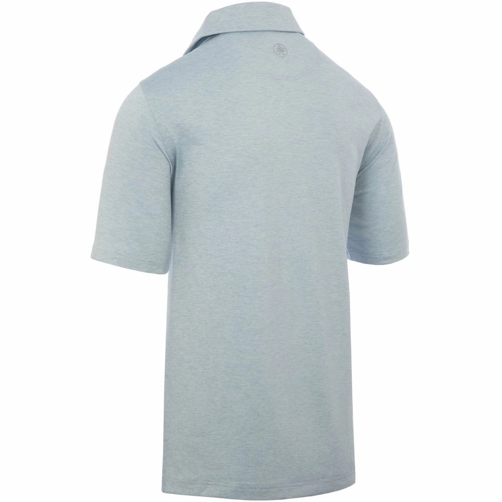 ProQuip Pro Tech Melange Polo Shirt - Blue Fog Minimalist purity