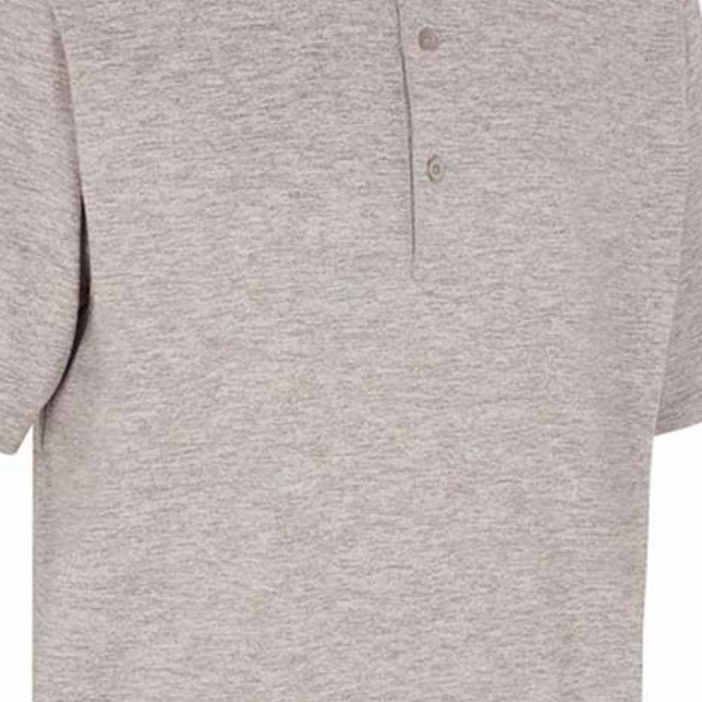Flexible Cuff Design Minimalist Stitching ProQuip Pro Tech Melange Polo Shirt - Zinc Grey