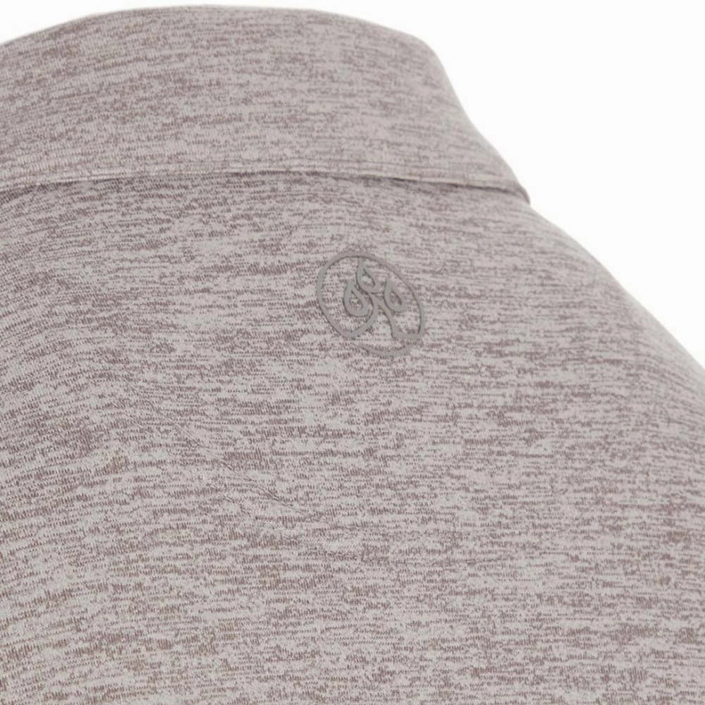 Seam Free Shoulders ProQuip Pro Tech Melange Polo Shirt - Zinc Grey