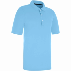Bold colors Lightweight Comfort ProQuip Pro Tech Plain Polo Shirt - Azure Blue