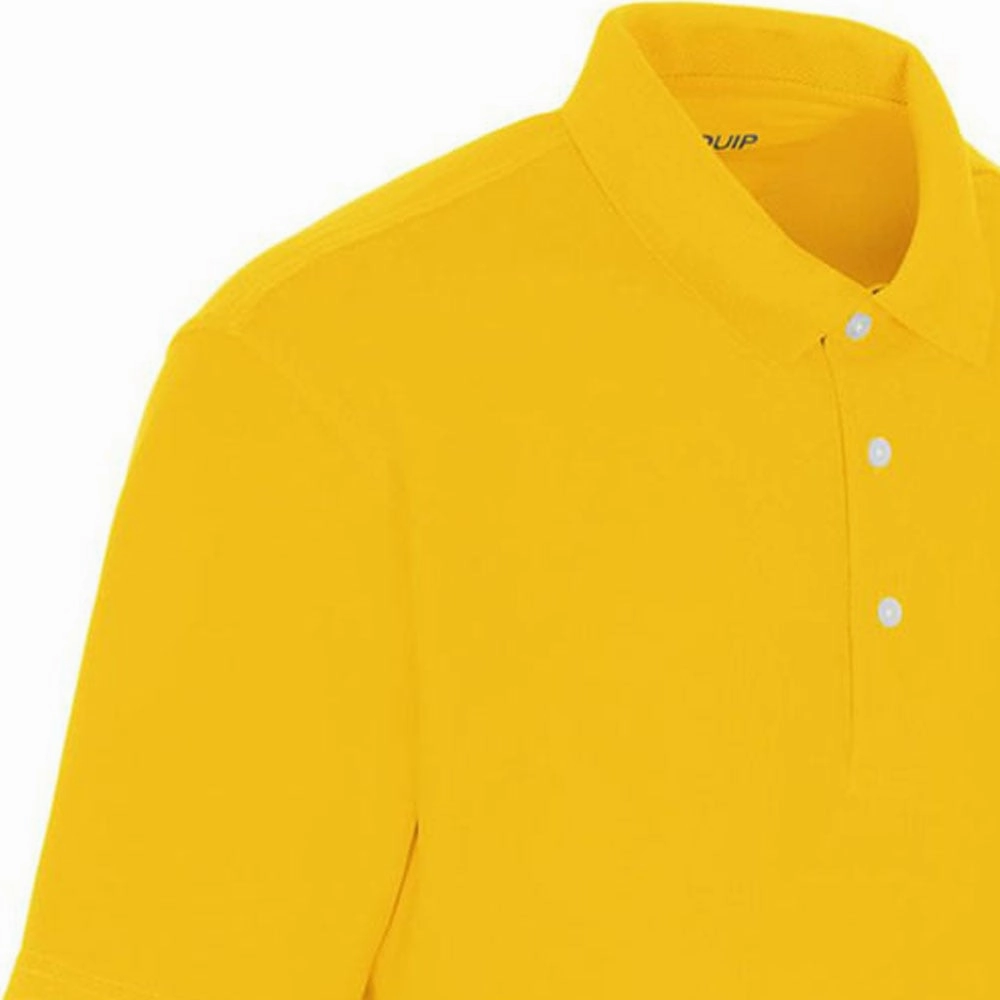 ProQuip Pro Tech Plain Polo Shirt - Dark Gold Cozy Comfort Look