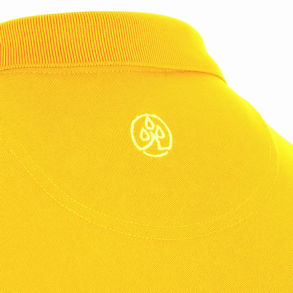 AntiPillingTreatment ProQuip Pro Tech Plain Polo Shirt - Dark Gold