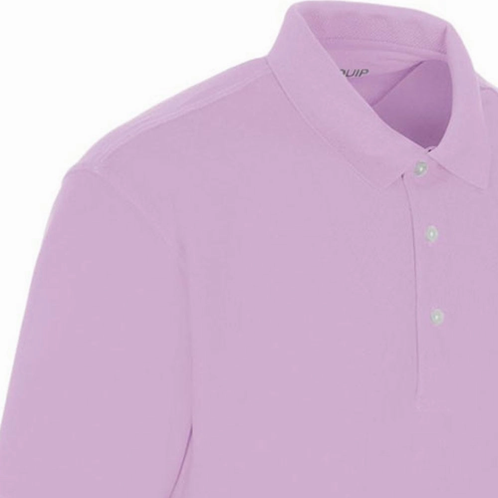 Cotton Blend ProQuip Pro Tech Plain Polo Shirt - Digital Lavender