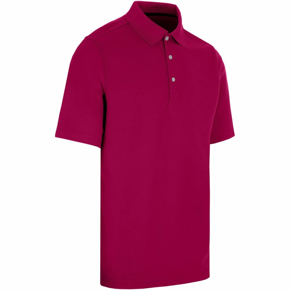 Denim combination Wool combination ProQuip Pro Tech Plain Polo Shirt - Festival Fuchsia