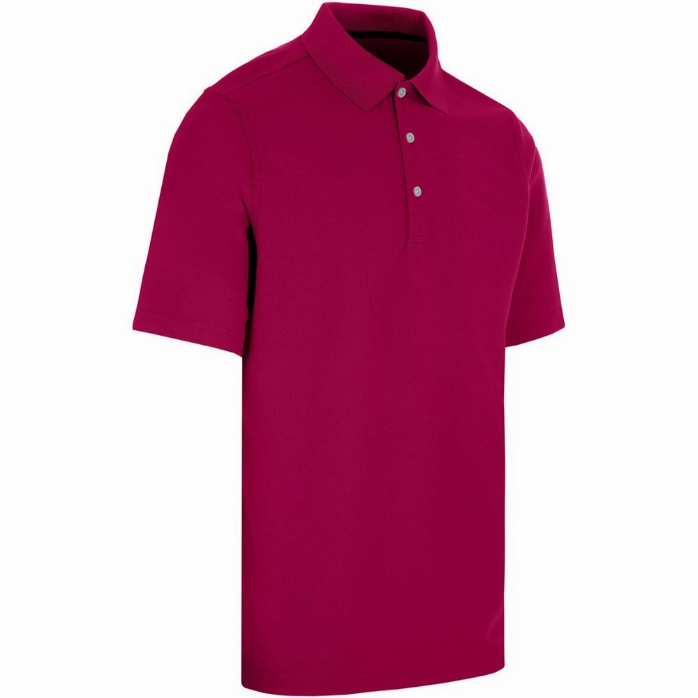 Perfect Layer Trendy All-Day ProQuip Pro Tech Plain Polo Shirt - Festival Fuchsia
