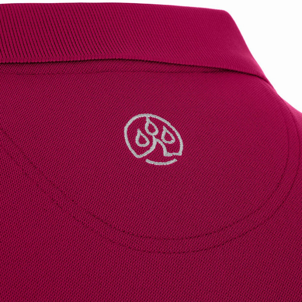 ProQuip Pro Tech Plain Polo Shirt - Festival Fuchsia Ergonomic Cut Comfort and Fit