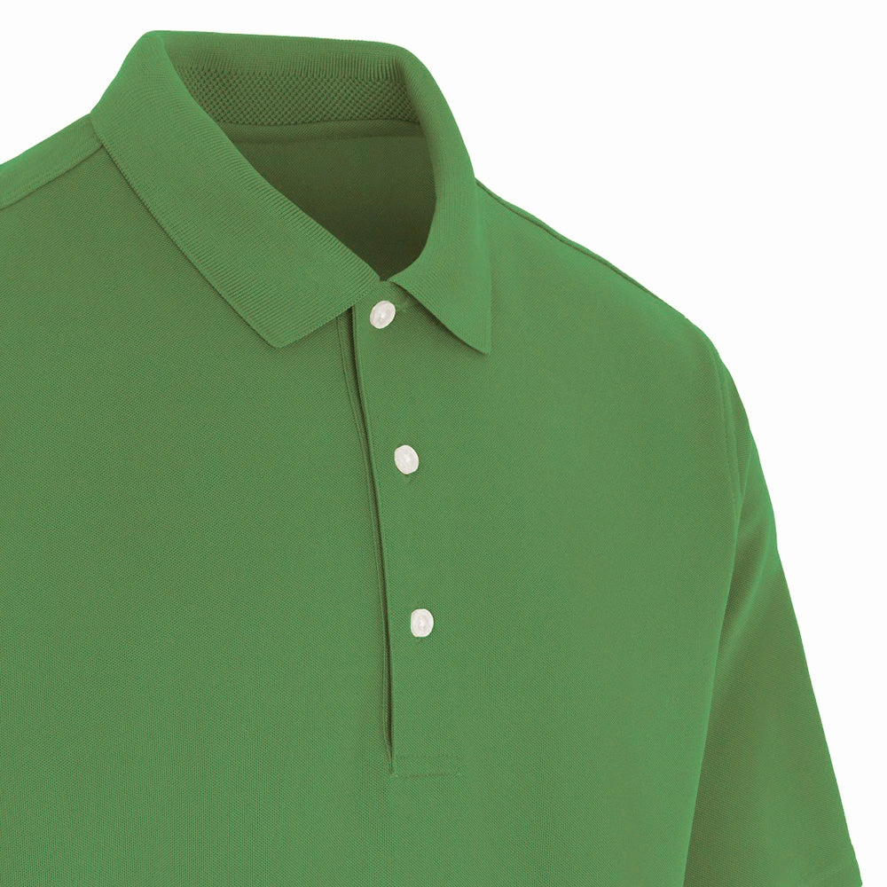 EasyCareFinish ProQuip Pro Tech Plain Polo Shirt - Meadow Green