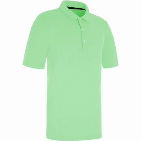 ProQuip Pro Tech Plain Polo Shirt - Neon Green Chic Fit