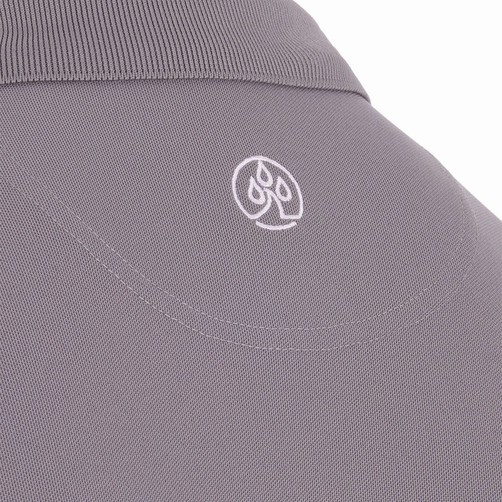 Casual Day Wear Minimalist Style ProQuip Pro Tech Plain Polo Shirt - Quiet Shade
