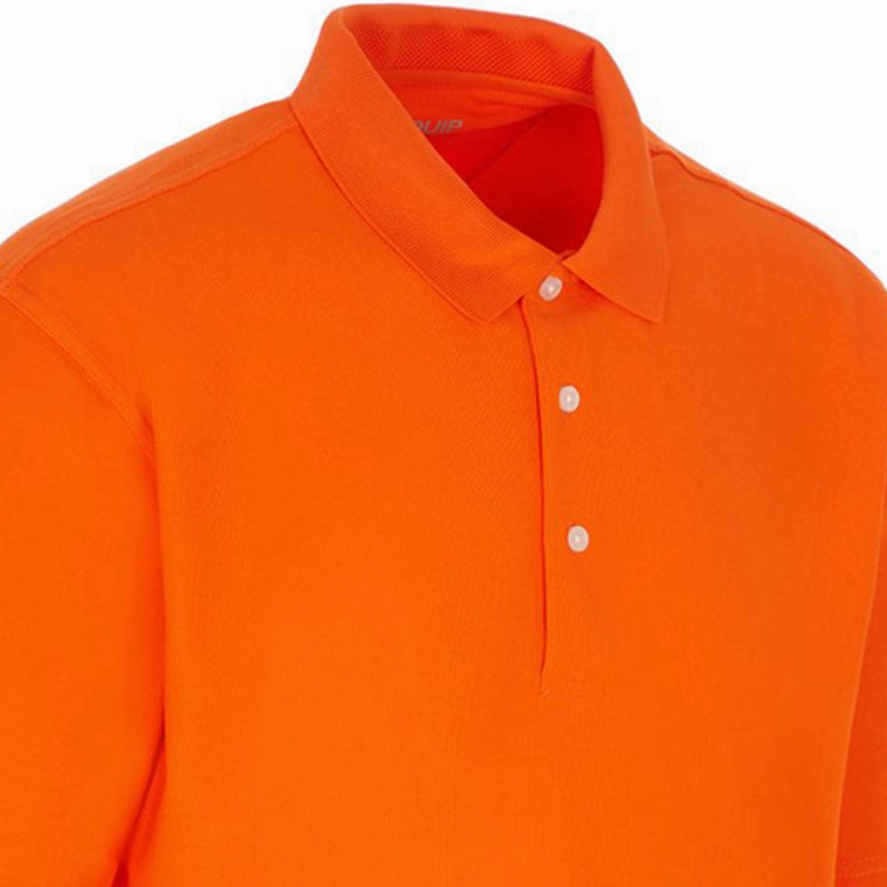 ProQuip Pro Tech Plain Polo Shirt - Setting Sun Autumn Wear