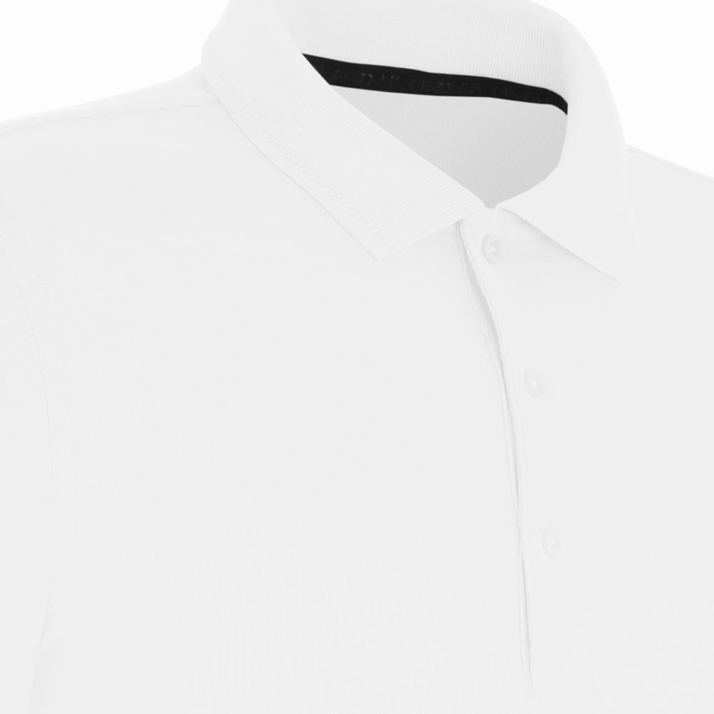 ProQuip Pro Tech Plain Polo Shirt - White Sporty Layer Look