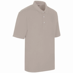 ProQuip Pro Tech Plain Polo Shirt - Zinc Grey Sporty Look Beach Wear