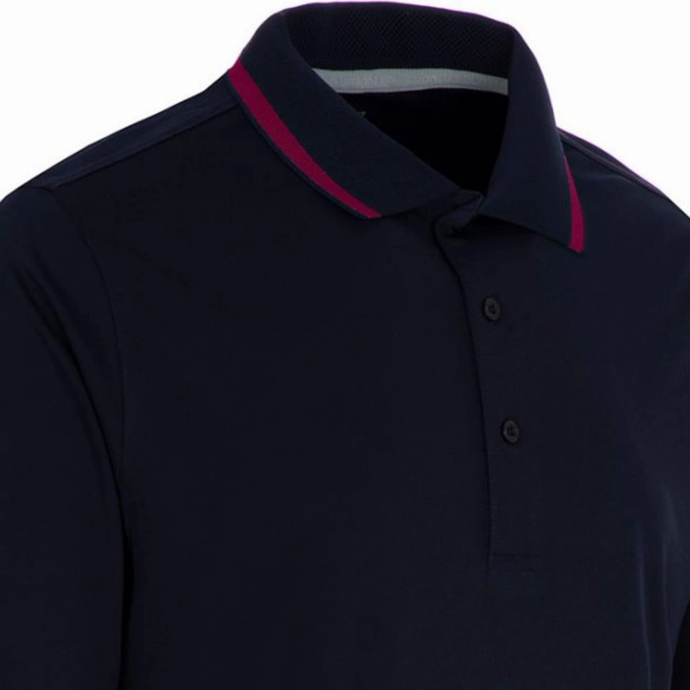 QuickDry Cozy And Stylish ProQuip Sub7 Plain Polo Shirt - Navy/Festival