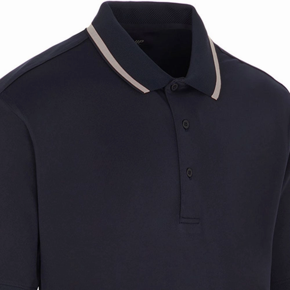ProQuip Sub7 Plain Polo Shirt - Navy/Grey Soft and Relaxed