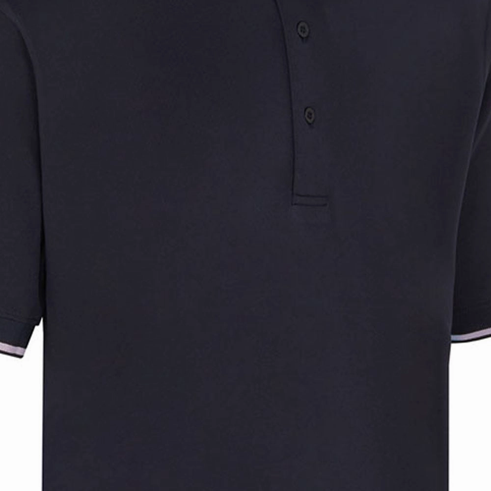 ProQuip Sub7 Plain Polo Shirt - Navy/Lavender All-Day Comfort Wear Anti Odor Treatment