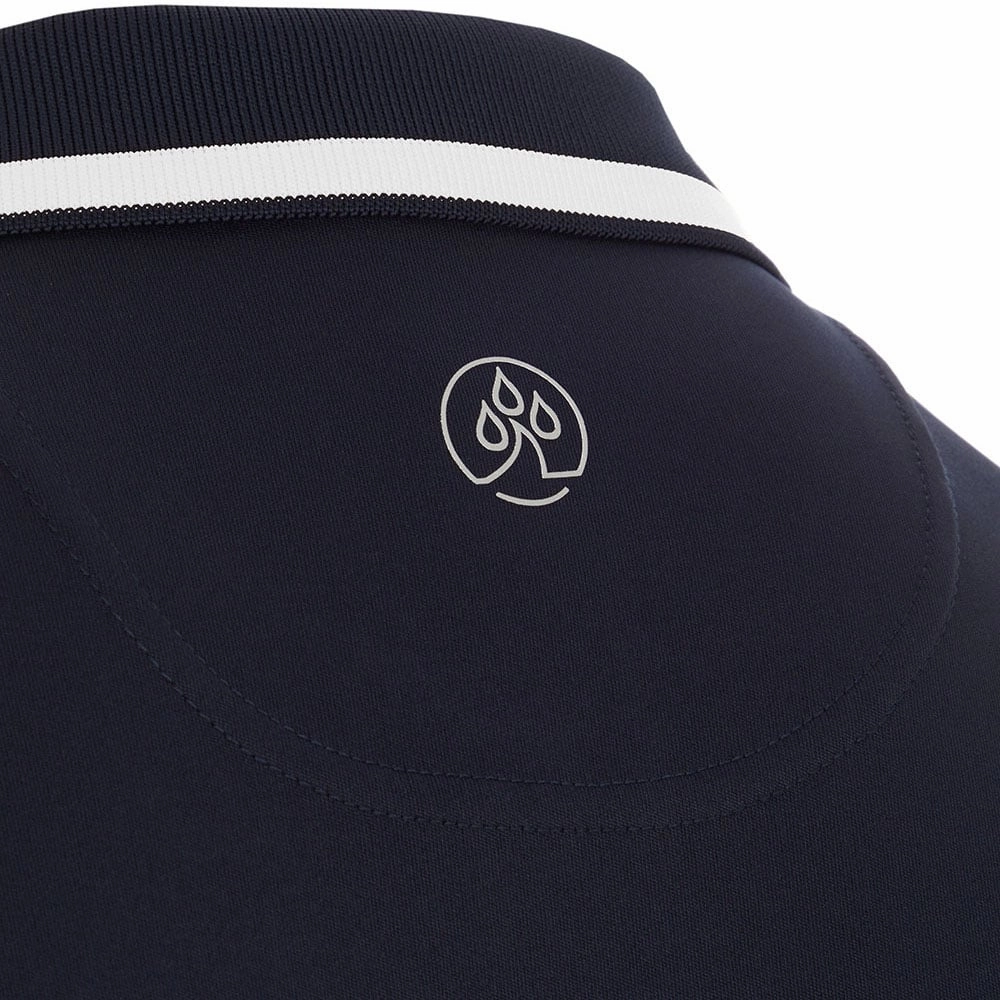 ProQuip Sub7 Plain Polo Shirt - Navy/White Street Trend Look