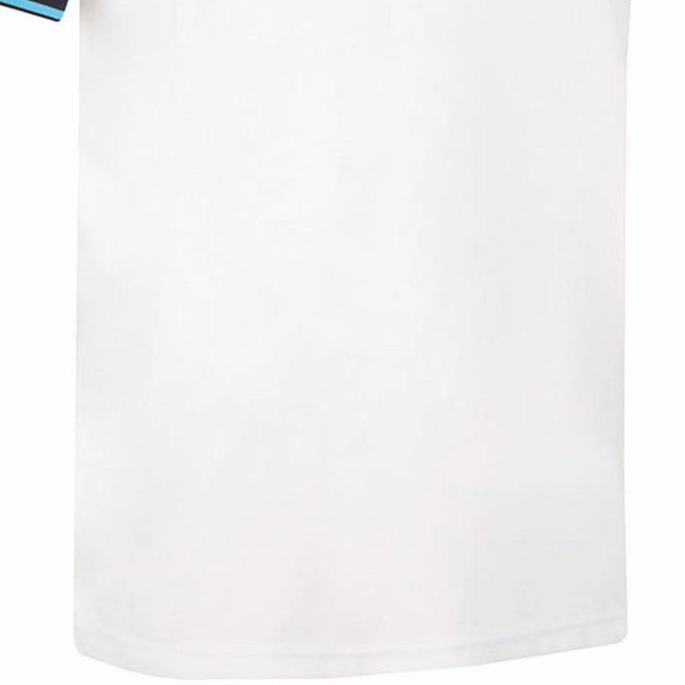 ProQuip Sub7 Plain Polo Shirt - White/Azure Anti Pilling Fabric