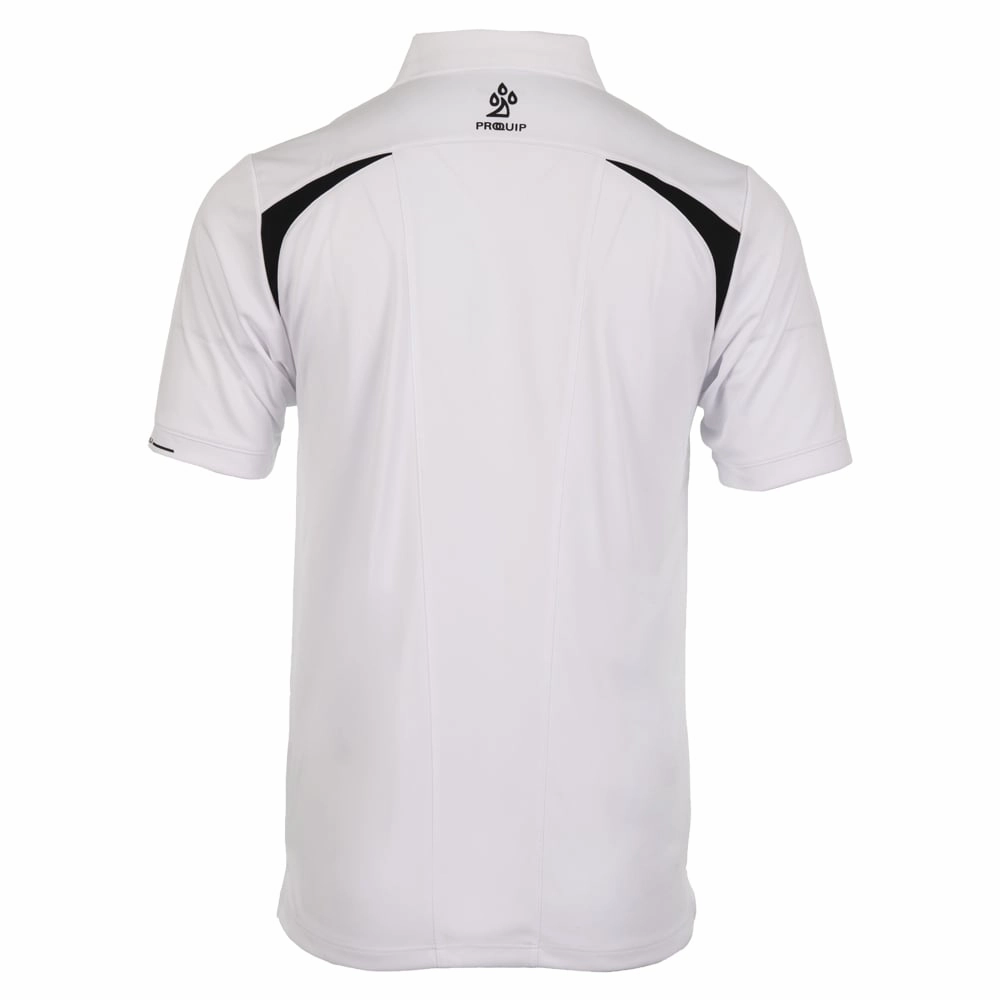Summer cool Light Layer ProQuip Technical Panel Golf Polo Shirt - White