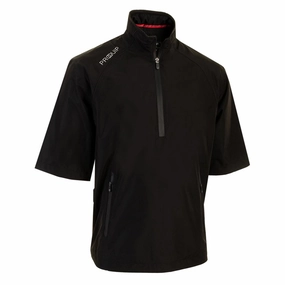 Micro Perforated Panels Adjustable Hem Lock System Proquip Tempest Half Sleeve Waterproof Top - Black