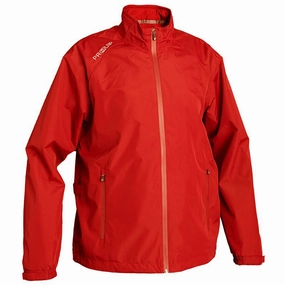 Flexible Hood Design Stylish Daily Fit ProQuip Tempest Waterproof Jacket - Red