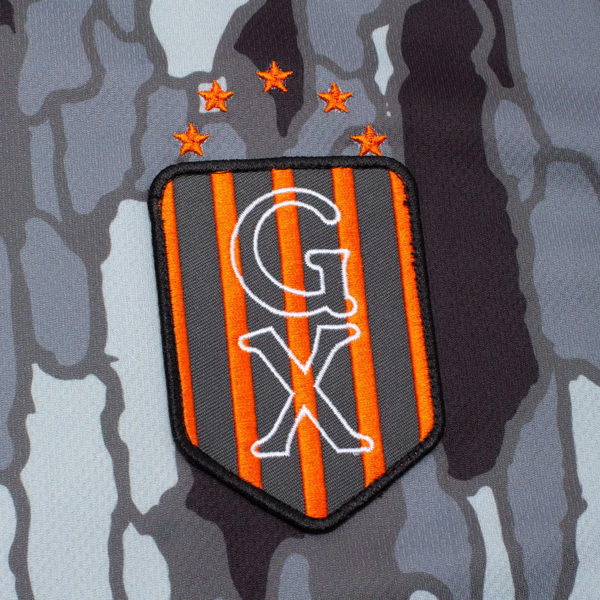 Oversized Fit Stretch Fabric GX1000 Soccor Jersey - Camo