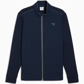 Soft Interior Brushing Puma Cloudspun Fleece Hybrid Jacket - Deep Navy