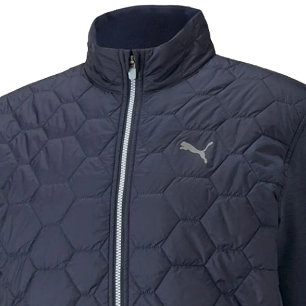 Versatile Fit Layer Puma Cloudspun Primaloft Thermal Wind Jacket - Navy Blazer